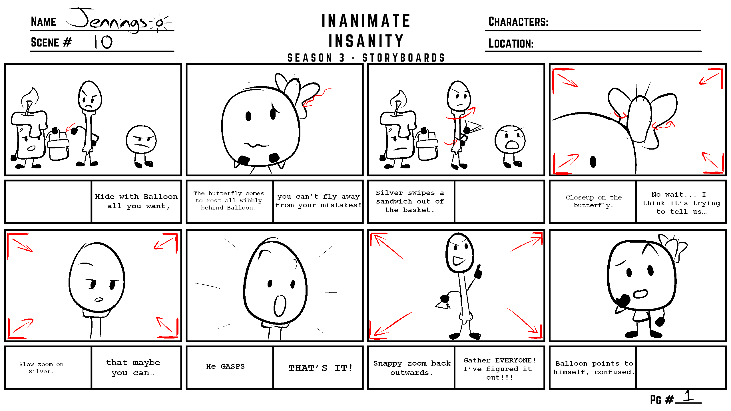 Inanimate Insanity Scene 10-1
