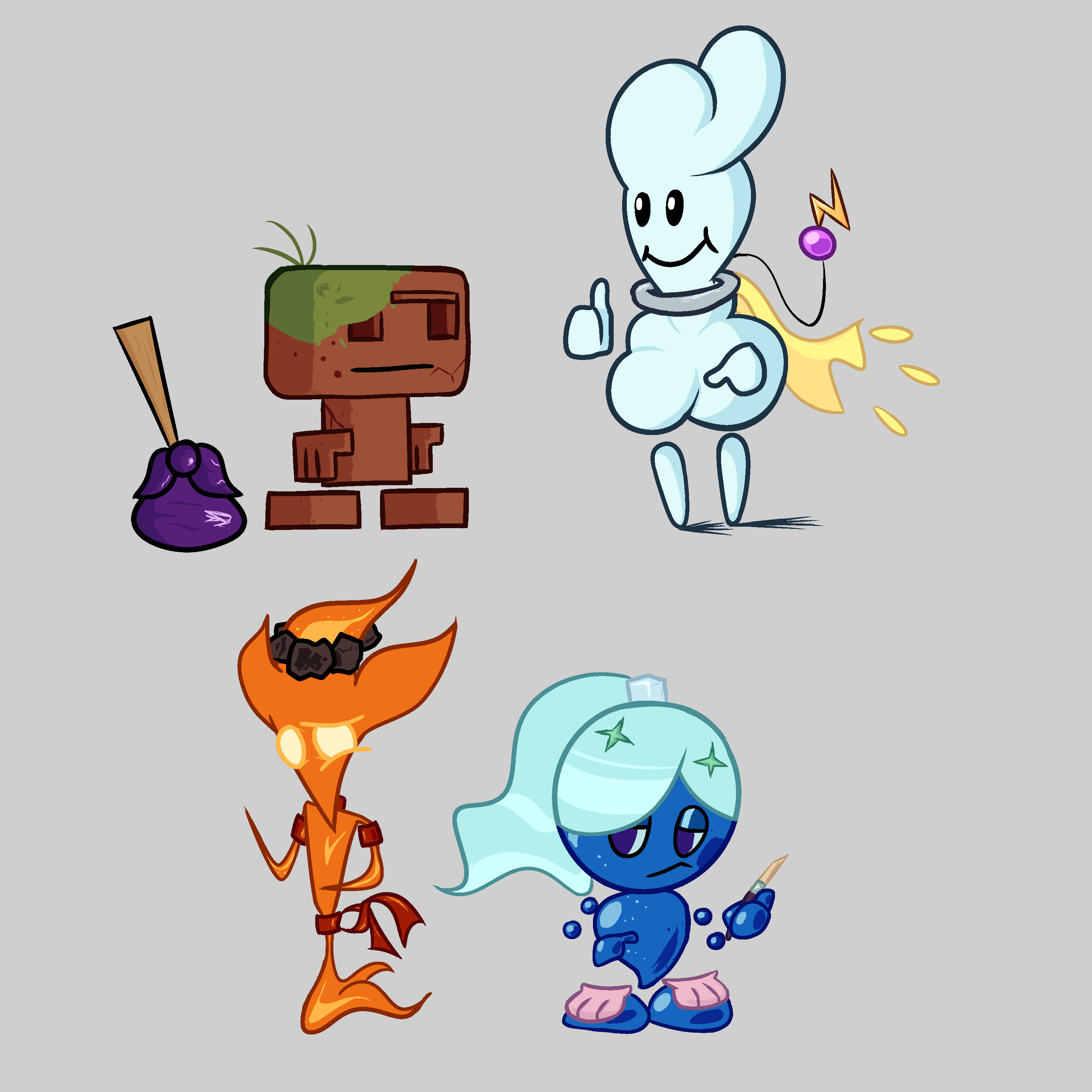 Elemental buddies